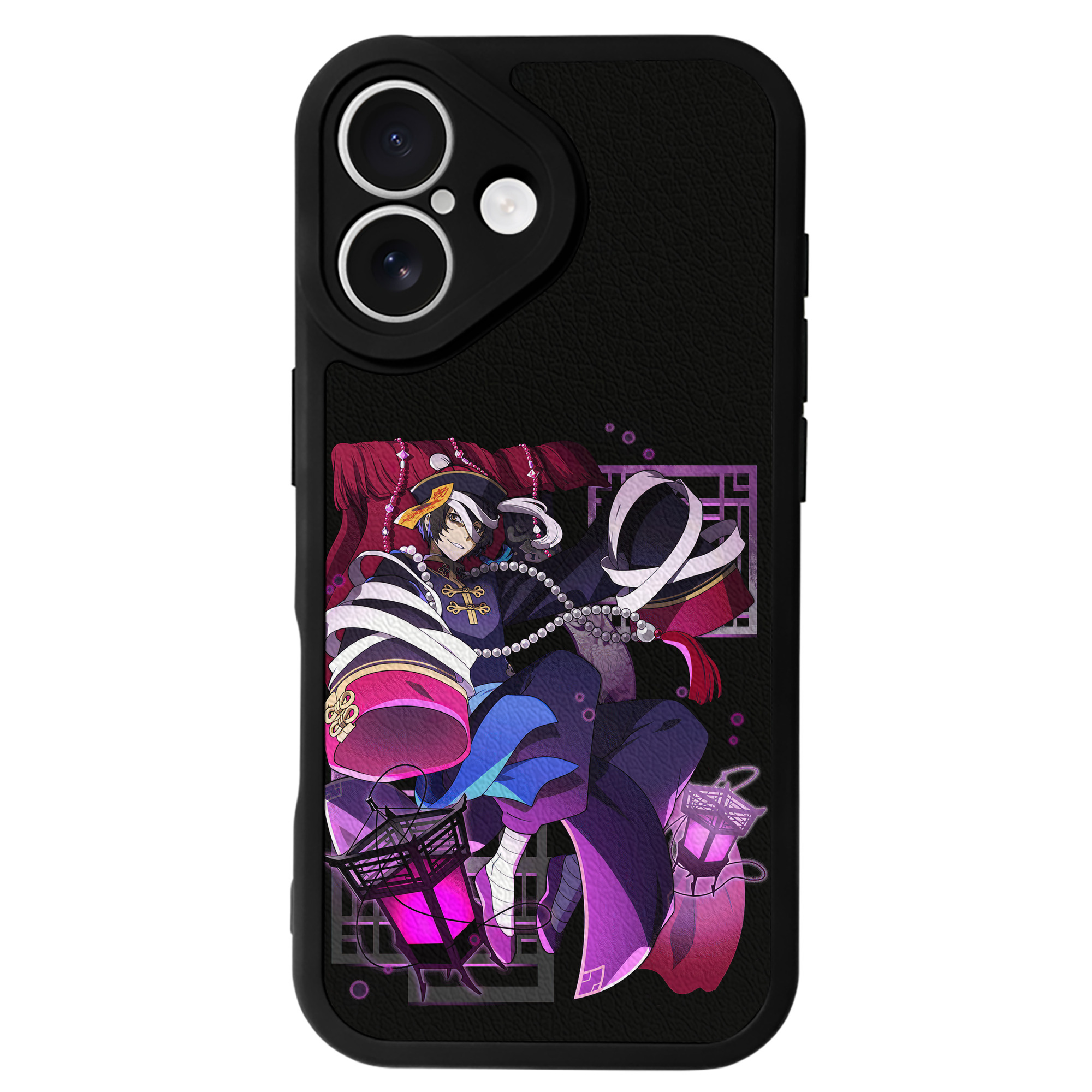 （画像用） 文豪ストレイドッグス Bungo Stray Dogs 【iPhone 16シリーズ対応】シリコンスマホケース（レザー調） 材質：シリコン